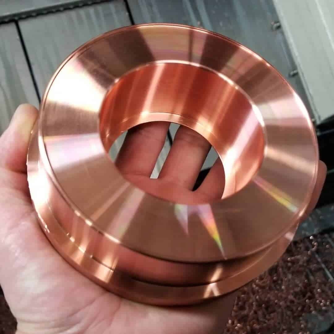 cnc turning copper parts